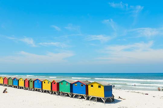 Beach huts